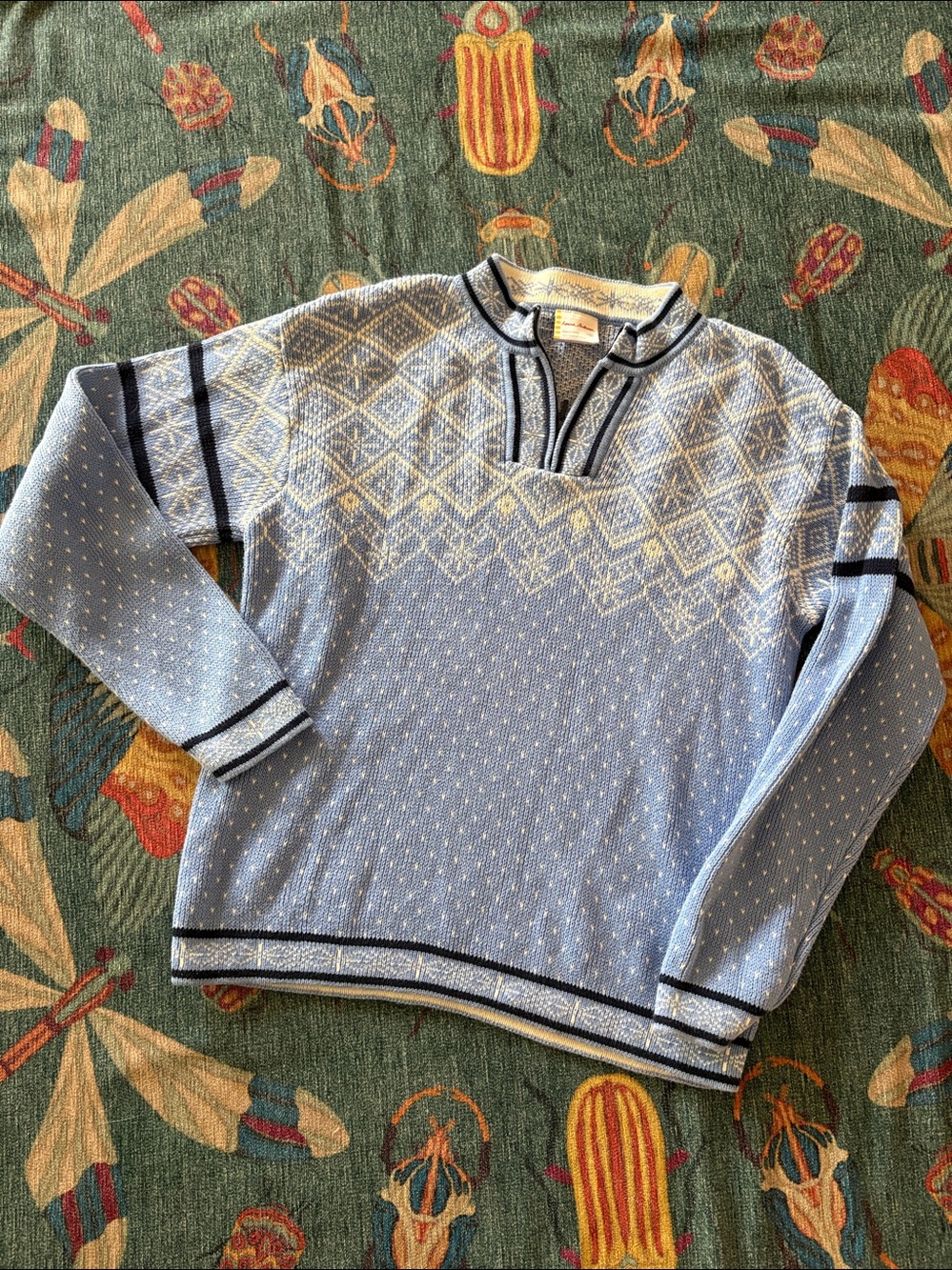 Light Blue 100% cotton Nordic Hanna Andersson sweater youth 16 or women’s XS/S